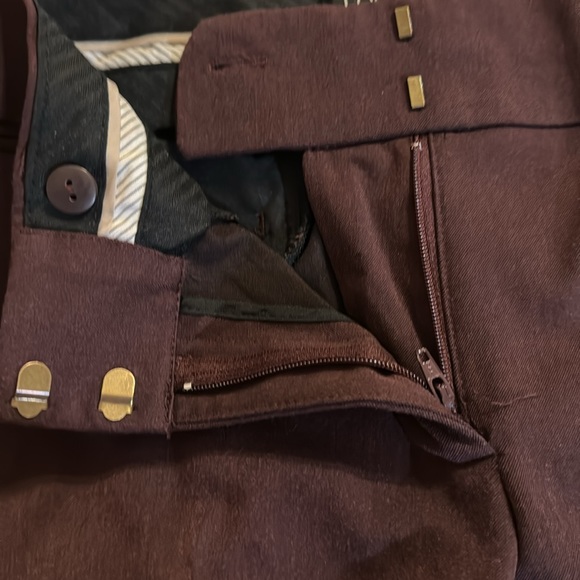 Ann Taylor Loft Maroon Trousers - Picture 4 of 7